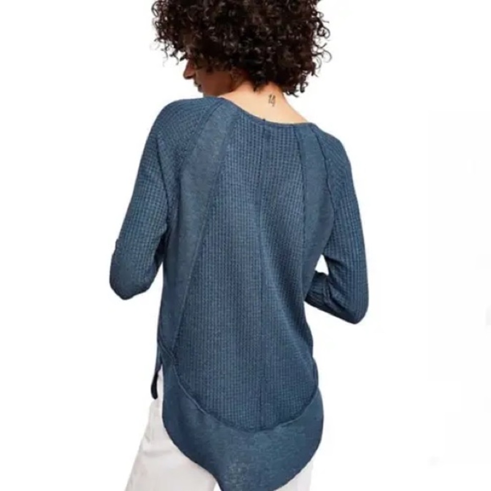 We The Free | Free People | Teal Blue Long Sleeve